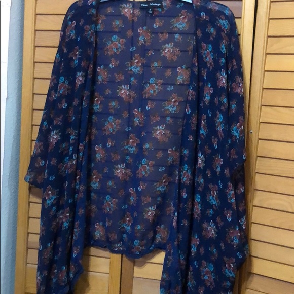 Mason & Mackenzie Size L Sheer Cardigan - Picture 1 of 3